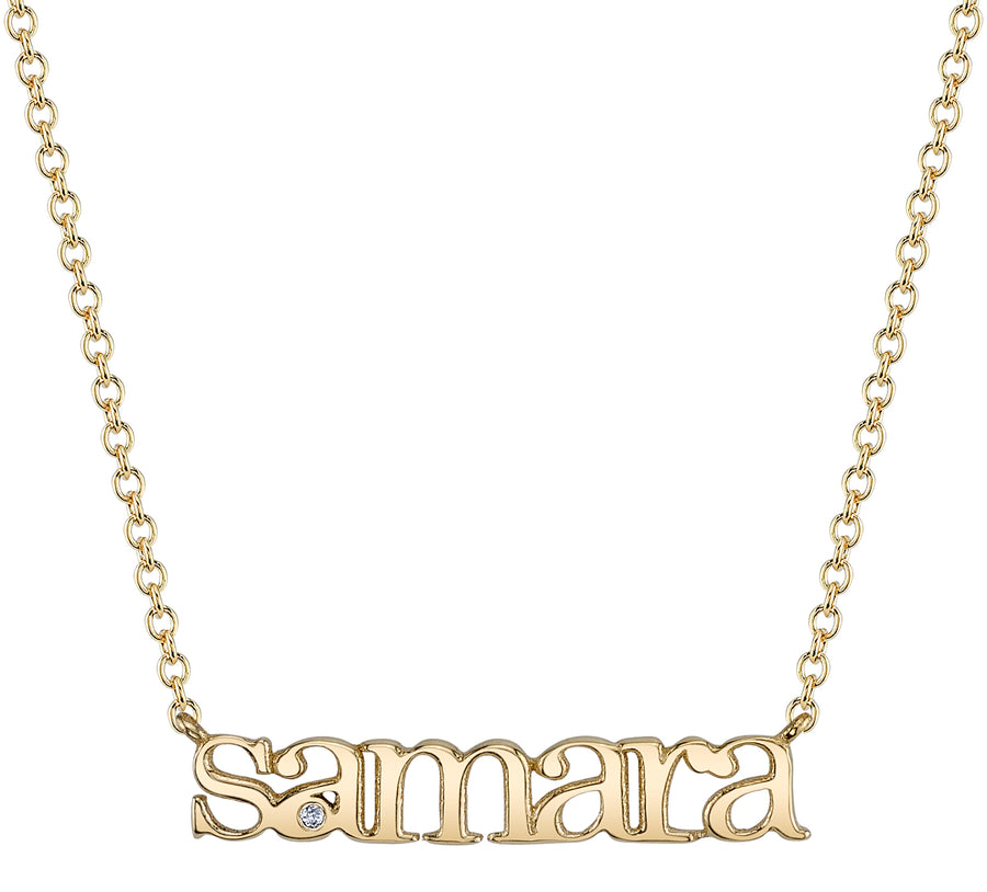 Custom Tiny Name Necklace | Naomi Gray Jewelry