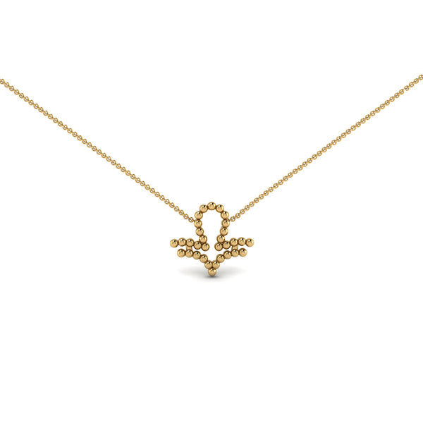 Libra Zodiac Necklace | Naomi Gray Jewelry