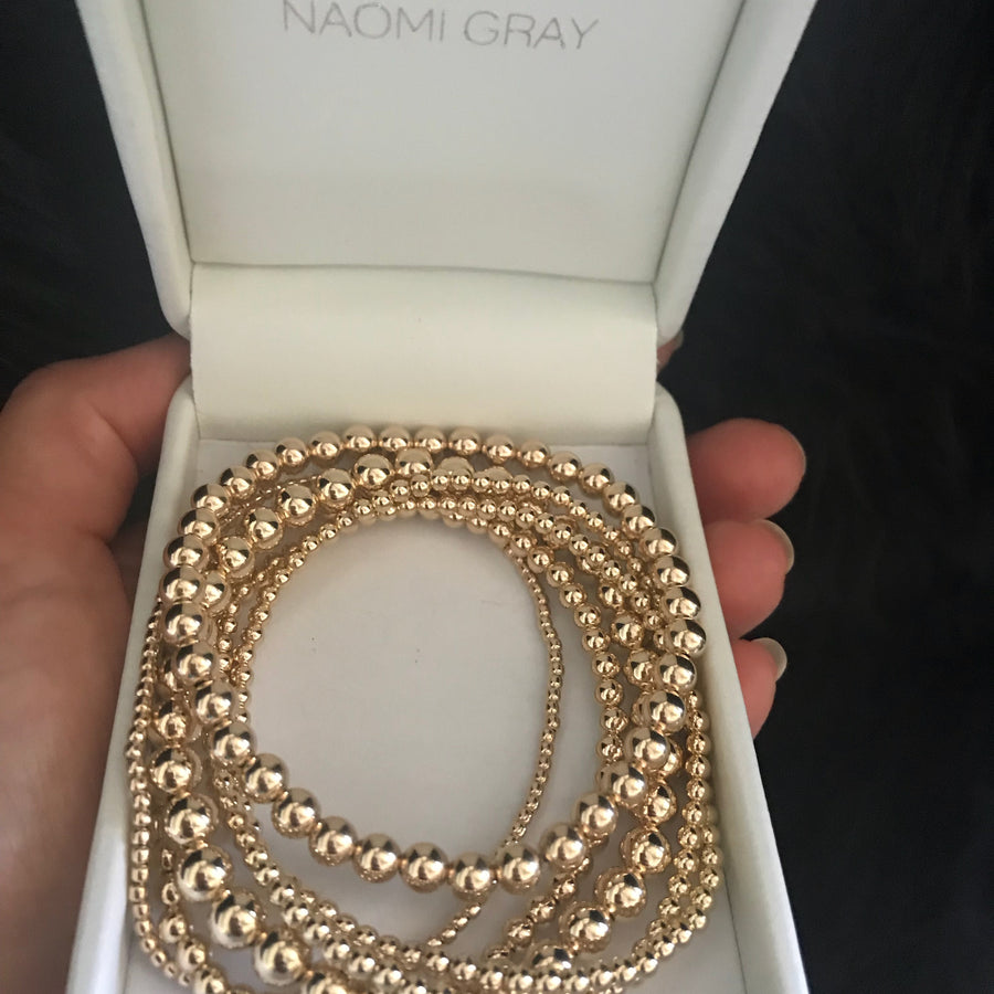 Set of 6 Beaded Bracelets | Naomi Gray Jewelry