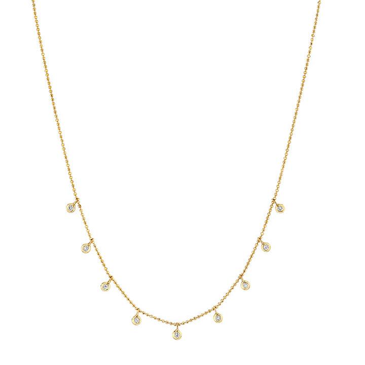 Diamond Station Necklace