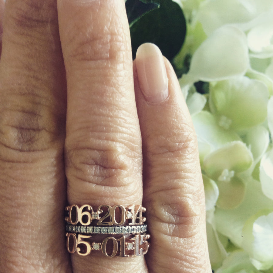Custom Date Ring | Naomi Gray Jewelry