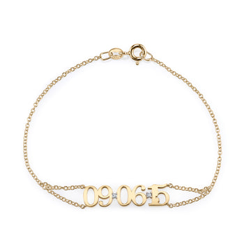 Custom Date Bracelet | Naomi Gray Jewelry