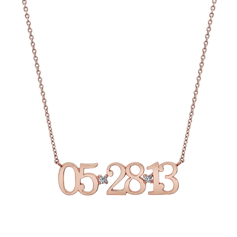Custom Date Necklace | Naomi Gray Jewelry