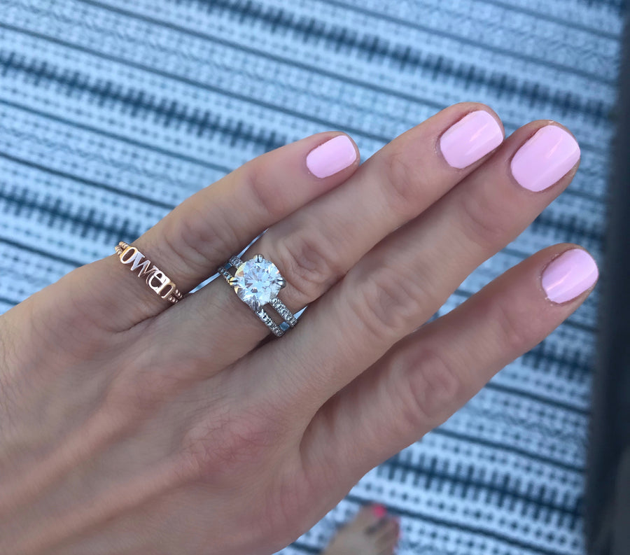 Tiny Name Ring | Naomi Gray Jewelry
