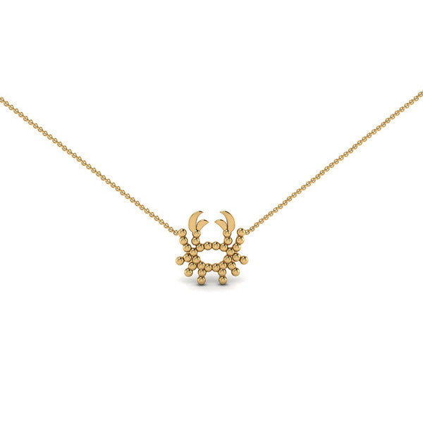 Cancer Zodiac Necklace | Naomi Gray Jewelry