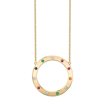 Custom Circle of Love Necklace | Naomi Gray Jewelry
